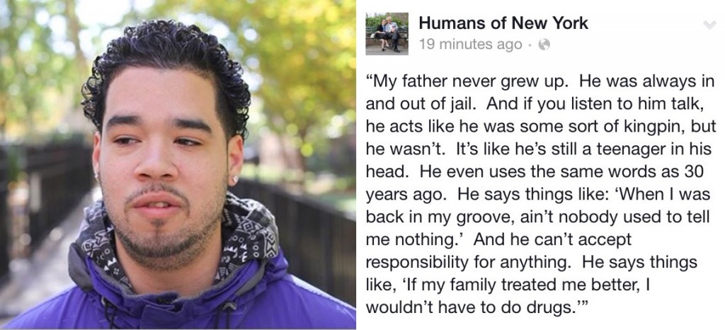 Image source: Humans of New York. humansofnewyork.com